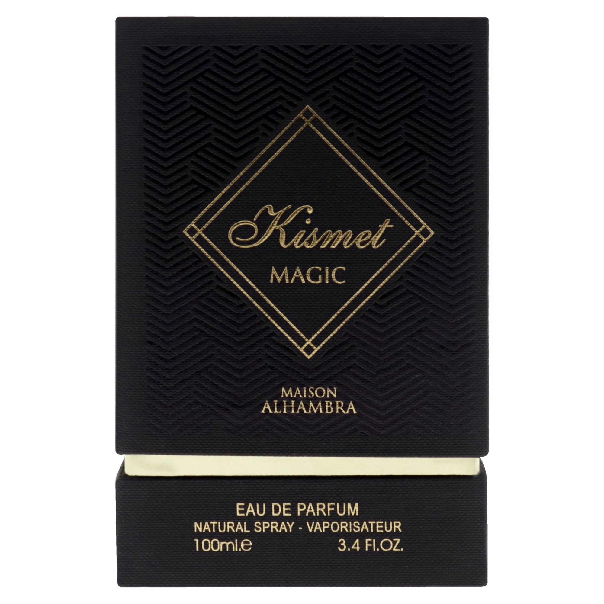 Maison Alhambra Kismet Magic EDP gift box, ready for gifting.