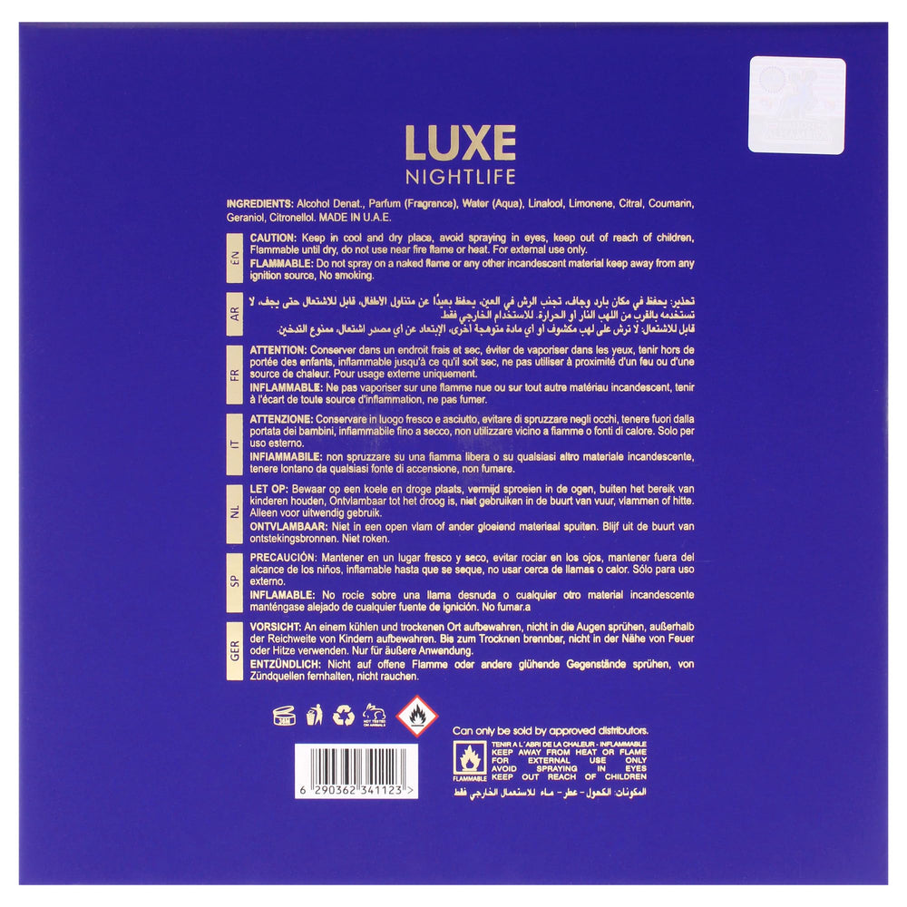 Maison Alhambra Luxe Nightlife unisex use idea for couples nights.