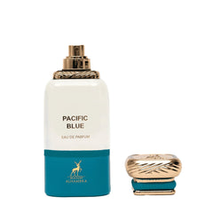 Mist application of Maison Alhambra Pacific Blue EDP.