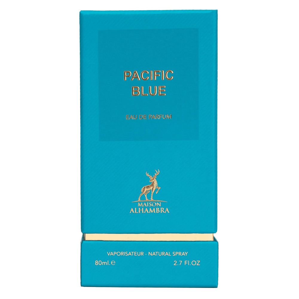 Pacific Blue packaging box evokes seaside vibes for stylish daily wear