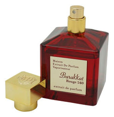 Barakkat Rouge 540 label detail hints at craftsmanship