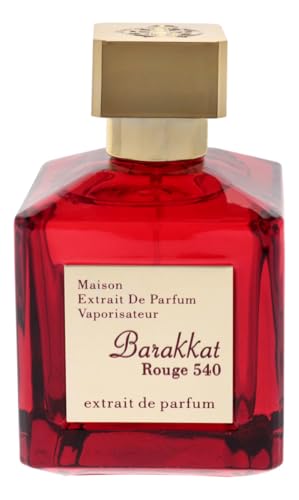 Barakkat Rouge 540 spray projects a lasting fragrance