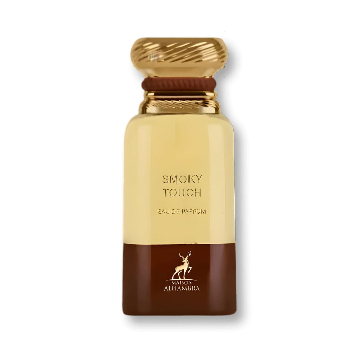 Maison Alhambra Tobacco Touch bottle showcases warm vanilla tobacco for daily confidence