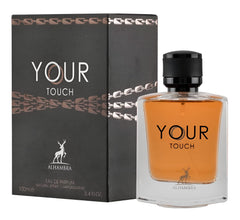 Maison Alhambra Your Touch heart notes reveal pineapple and lavender for bold versatility.