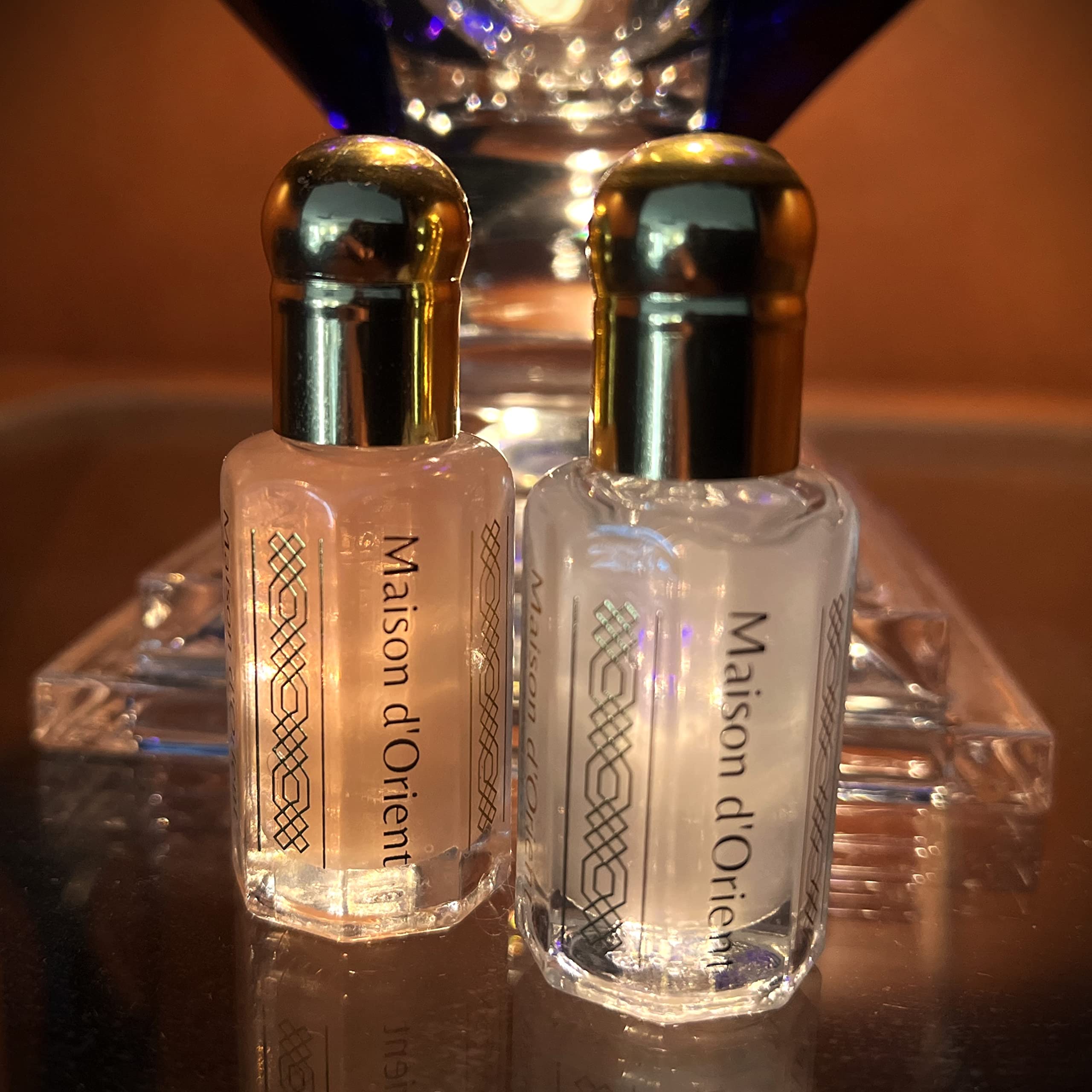 Maison d'Orient Musk Tahara creamy lotion-like texture enhances skin feel.