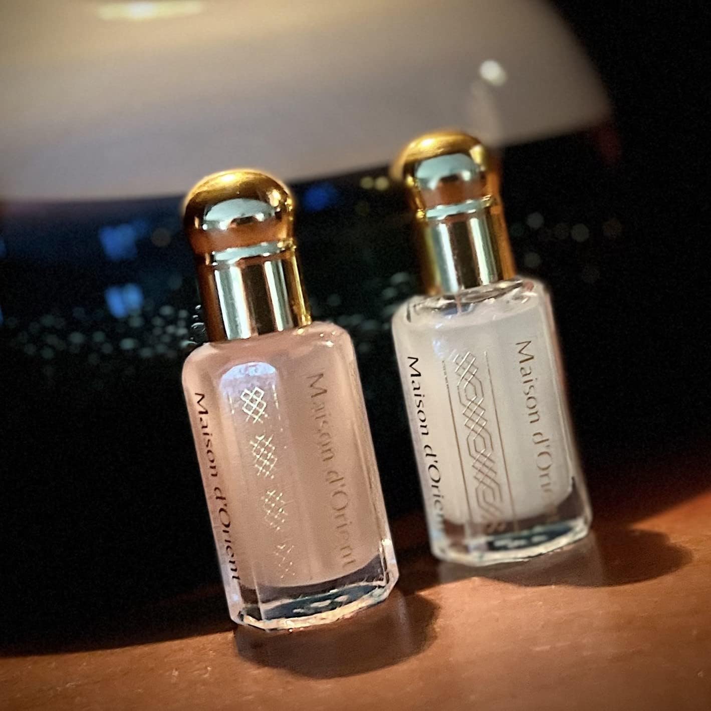 Maison d'Orient Tahara Pink Musk cream texture close-up for easy lotion-like application