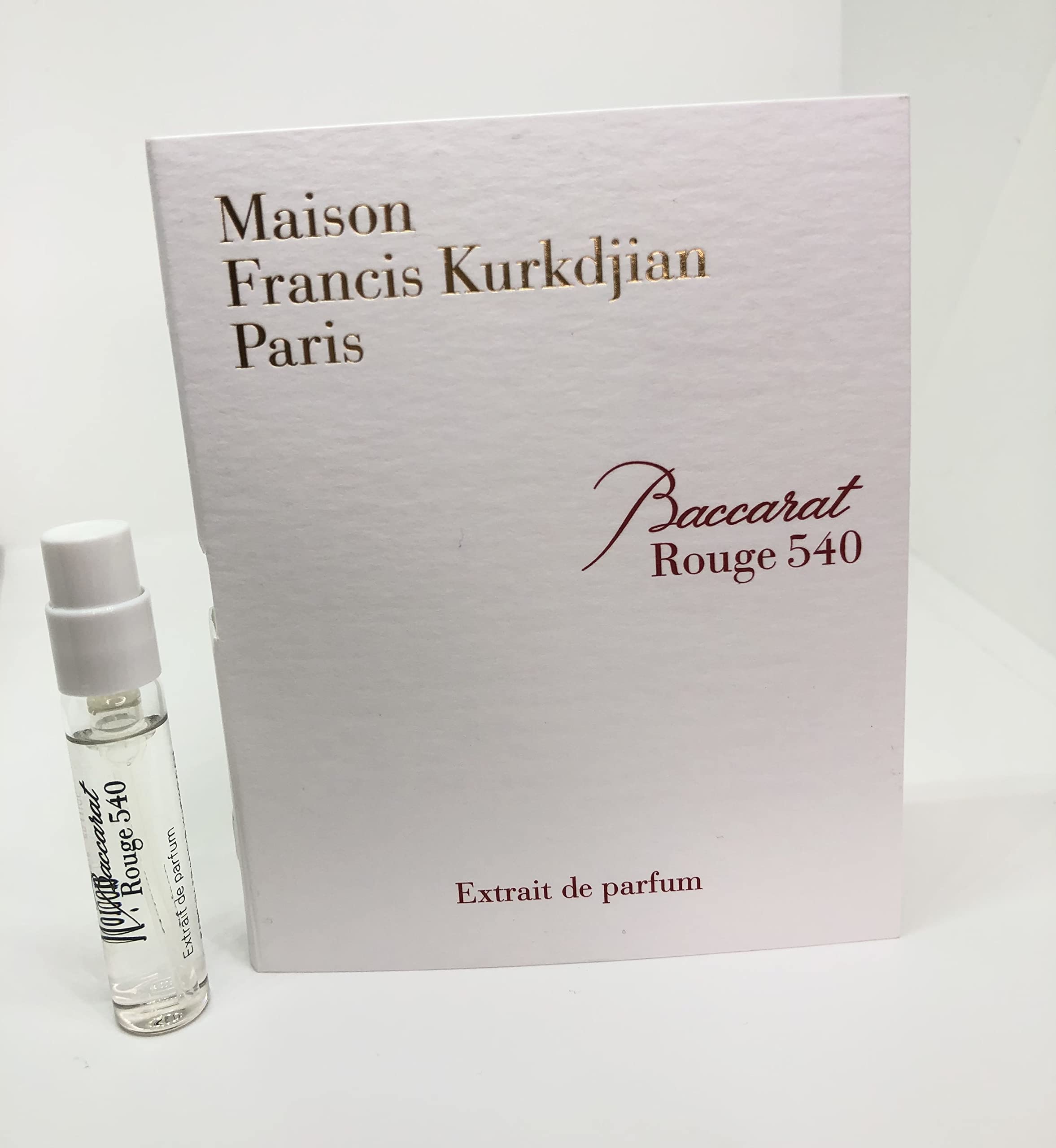Maison Francis Kurkdjian Baccarat Rouge 540 Extrait application captures precise, refined scent for evenings.