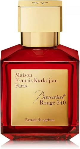 Maison Francis Kurkdjian Baccarat Rouge 540 luxury packaging conveys high-end gifting potential.