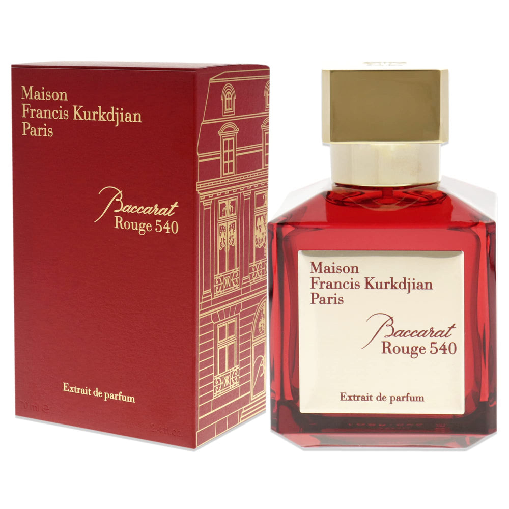 Maison Francis Kurkdjian Baccarat Rouge 540 women's elegance ready-to-wear fragrance accent.