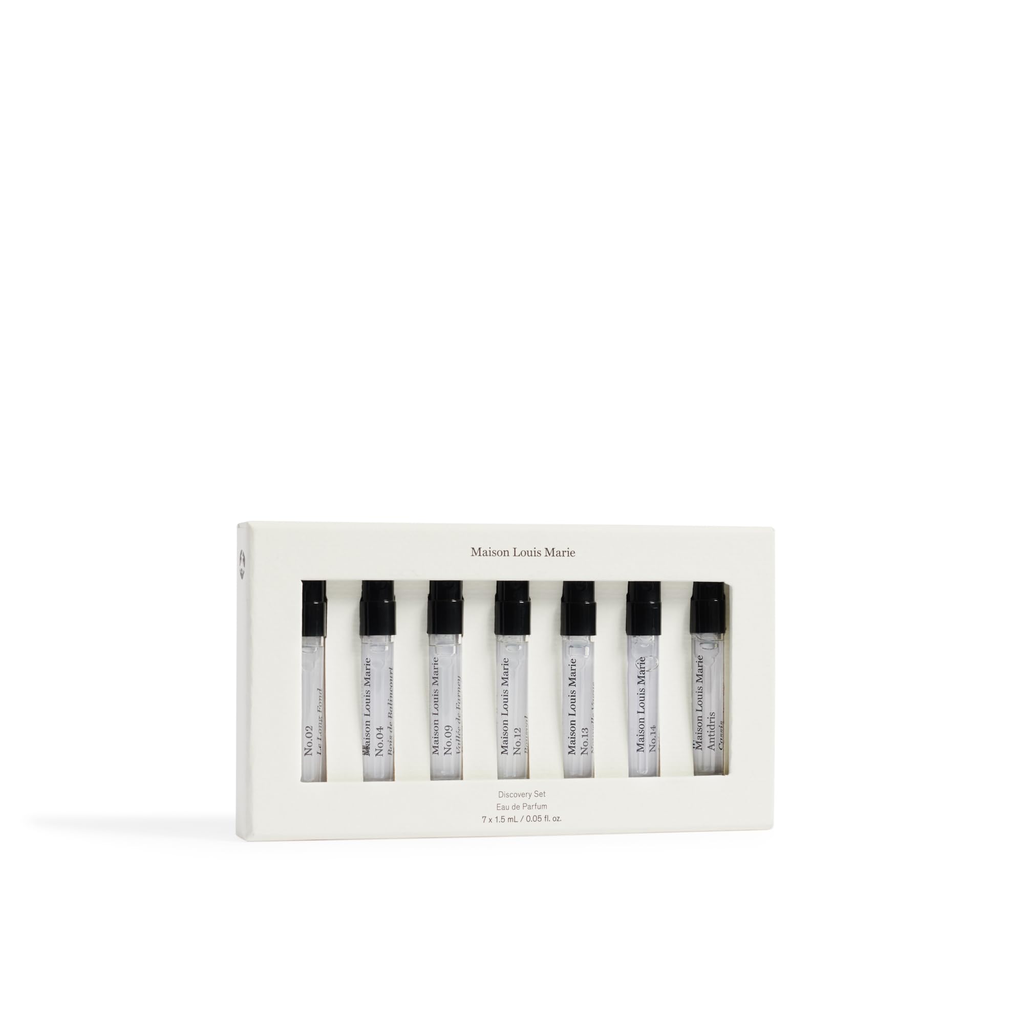 Maison Louis Marie discovery set Vallee de Farney vial for effortless day-to-night transition.