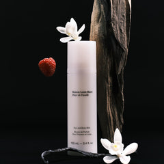 Maison Louis Marie Fleur de Vanille mist spritz on pulse points for lasting scent.