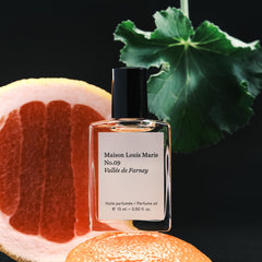 Lifestyle scene with Maison Louis Marie No.09 as part of a daily scent ritual.