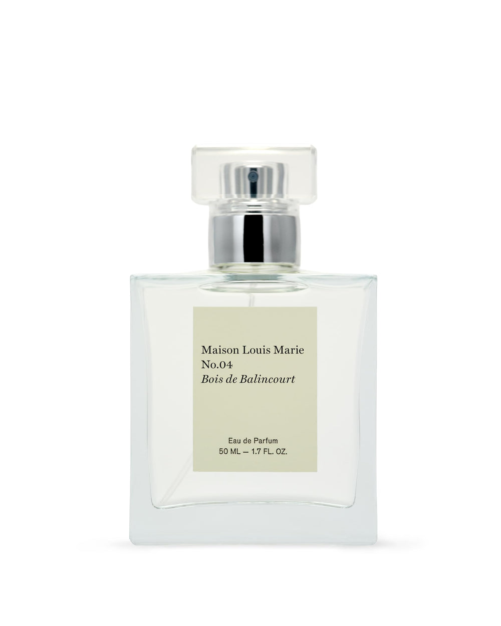 Maison Louis Marie No.04 Bois de Balincourt bottle close-up for refined everyday scent