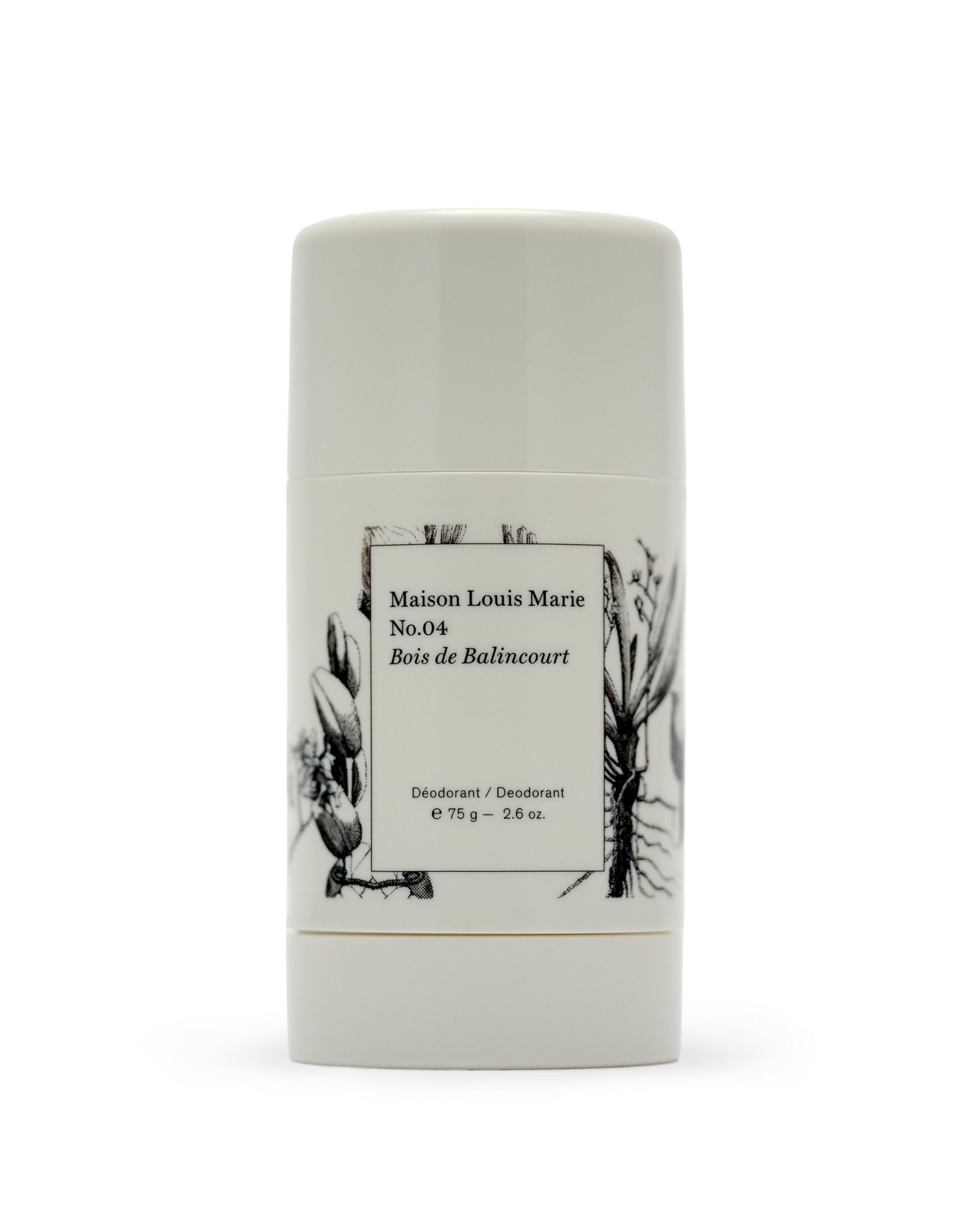 Maison Louis Marie No.04 deodorant stick close-up, aluminum-free protection for daily freshness.