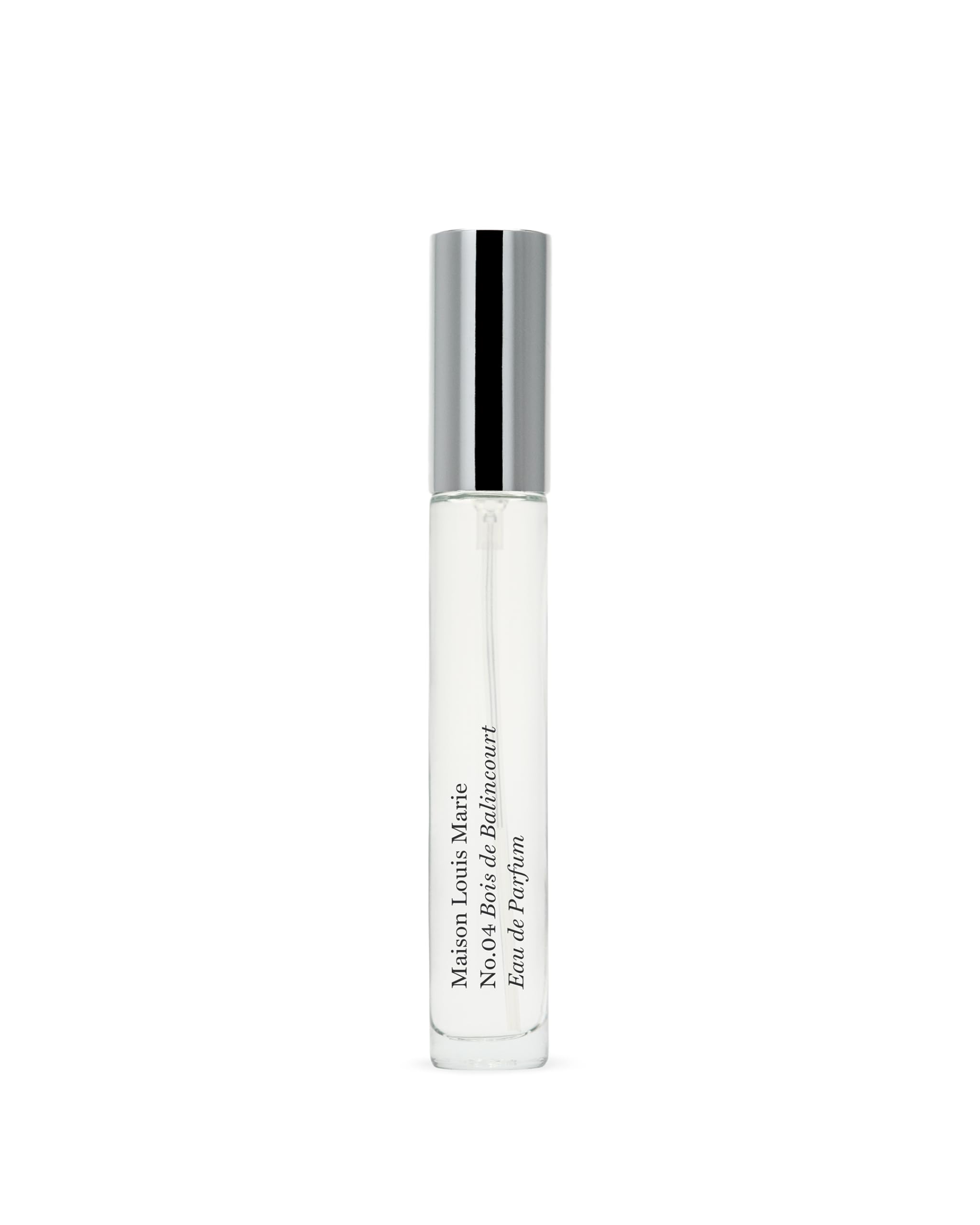 Maison Louis Marie No.04 Bois de Balincourt travel spray bottle for on-the-go fragrance