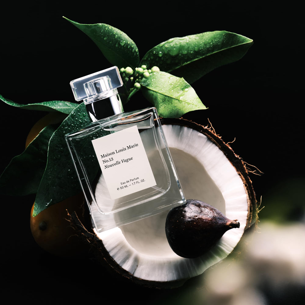 Maison Louis Marie No.13 Nouvelle Vague elbows and knees warm-up scent note