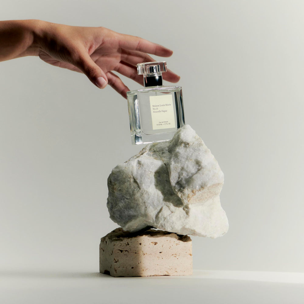 Maison Louis Marie No.13 Nouvelle Vague packaging emphasizing mindful luxury