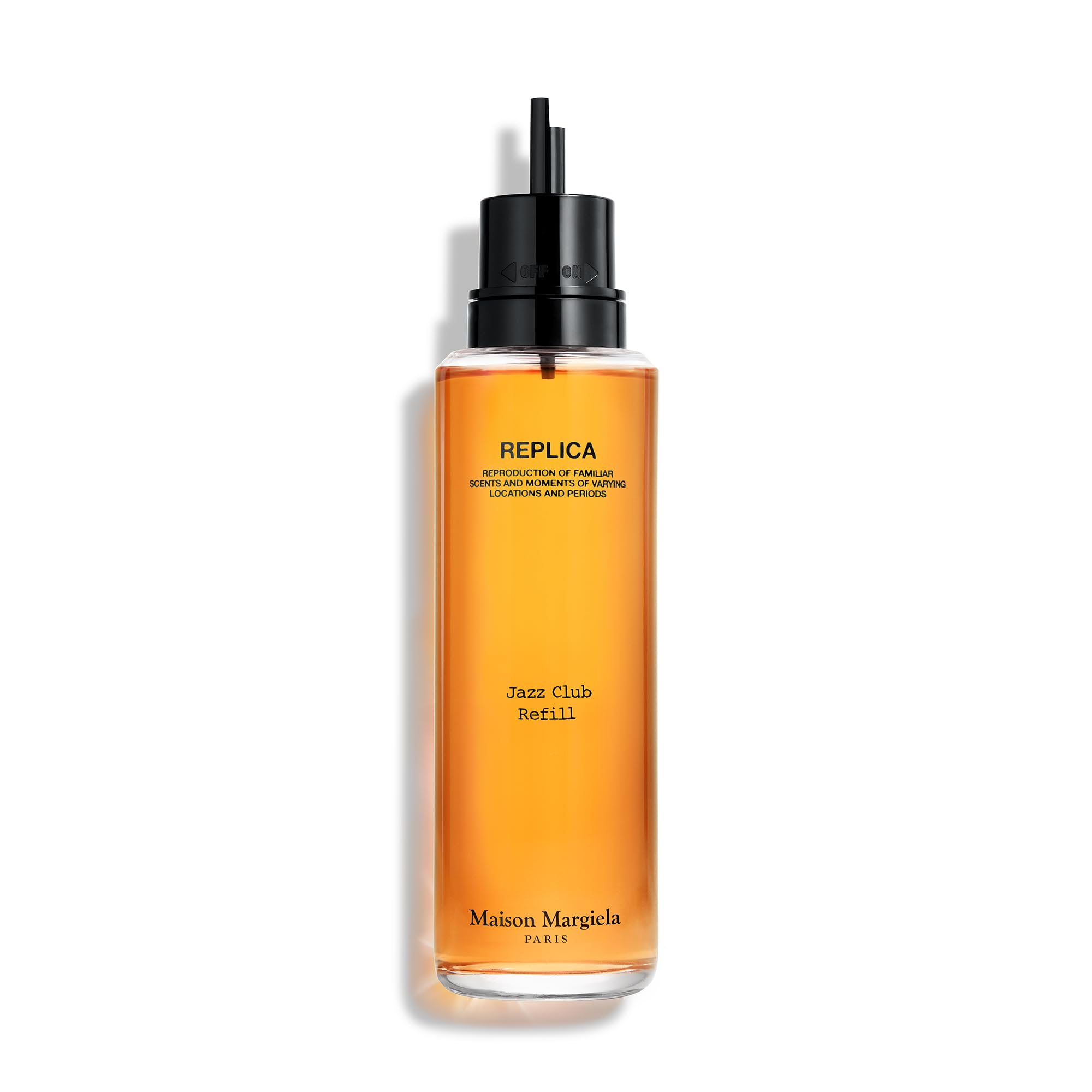 maison margiela jazz club refill bottle closeup highlights warm vanilla notes for intimate evenings