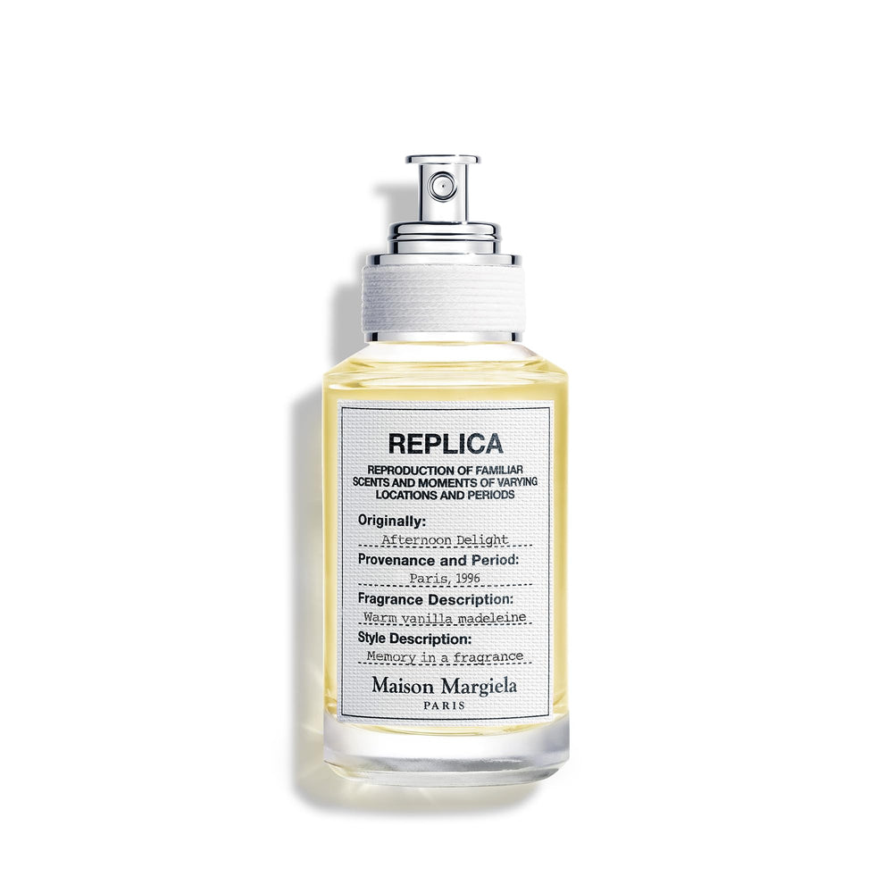 Maison Margiela Replica Afternoon Delight bottle front view, ideal for autumn warmth.