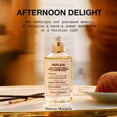 Cap close-up of Afternoon Delight bottle, refined detailing.