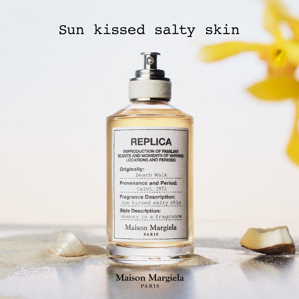 Maison Margiela Beachwalk packaging communicates luxury and ideal for gifting or travel.