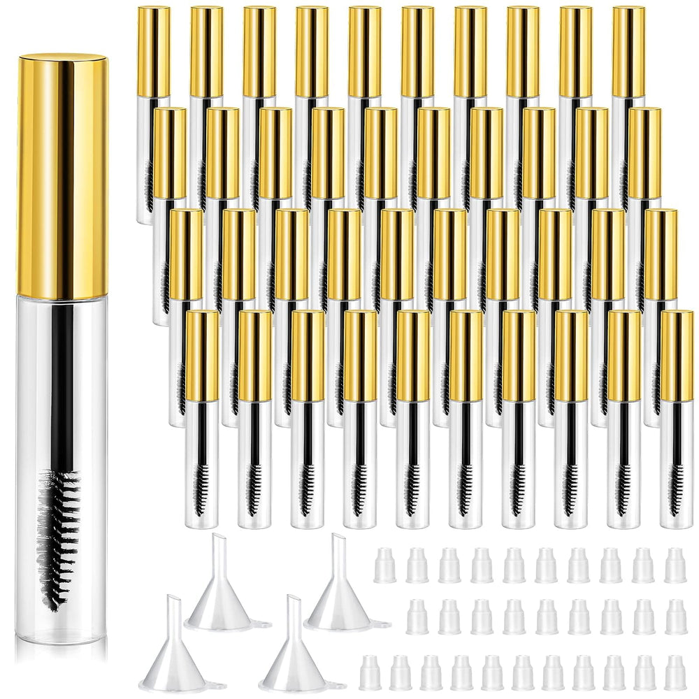 Maitys 40-piece empty mascara tubes 10ml set for easy DIY cosmetics storage