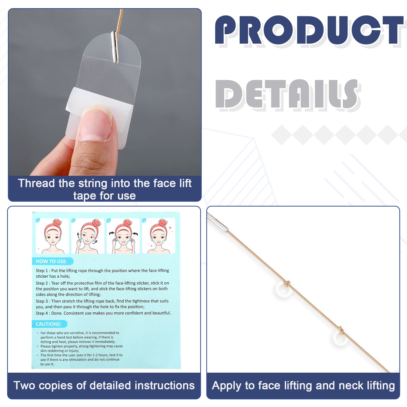Maitys soft face lift tapes close-up emphasizes gentle, skin-friendly adhesion
