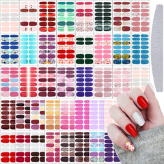 Maitys nail stickers full wrap set for complete manicure options on-the-go