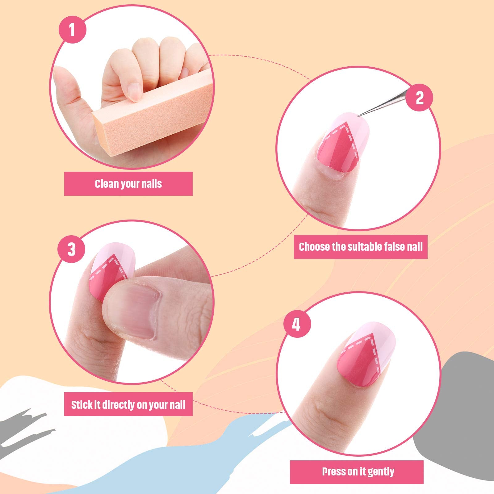 Maitys nails featuring rich patterns like hearts, flamingos and flowers for playful nail art.