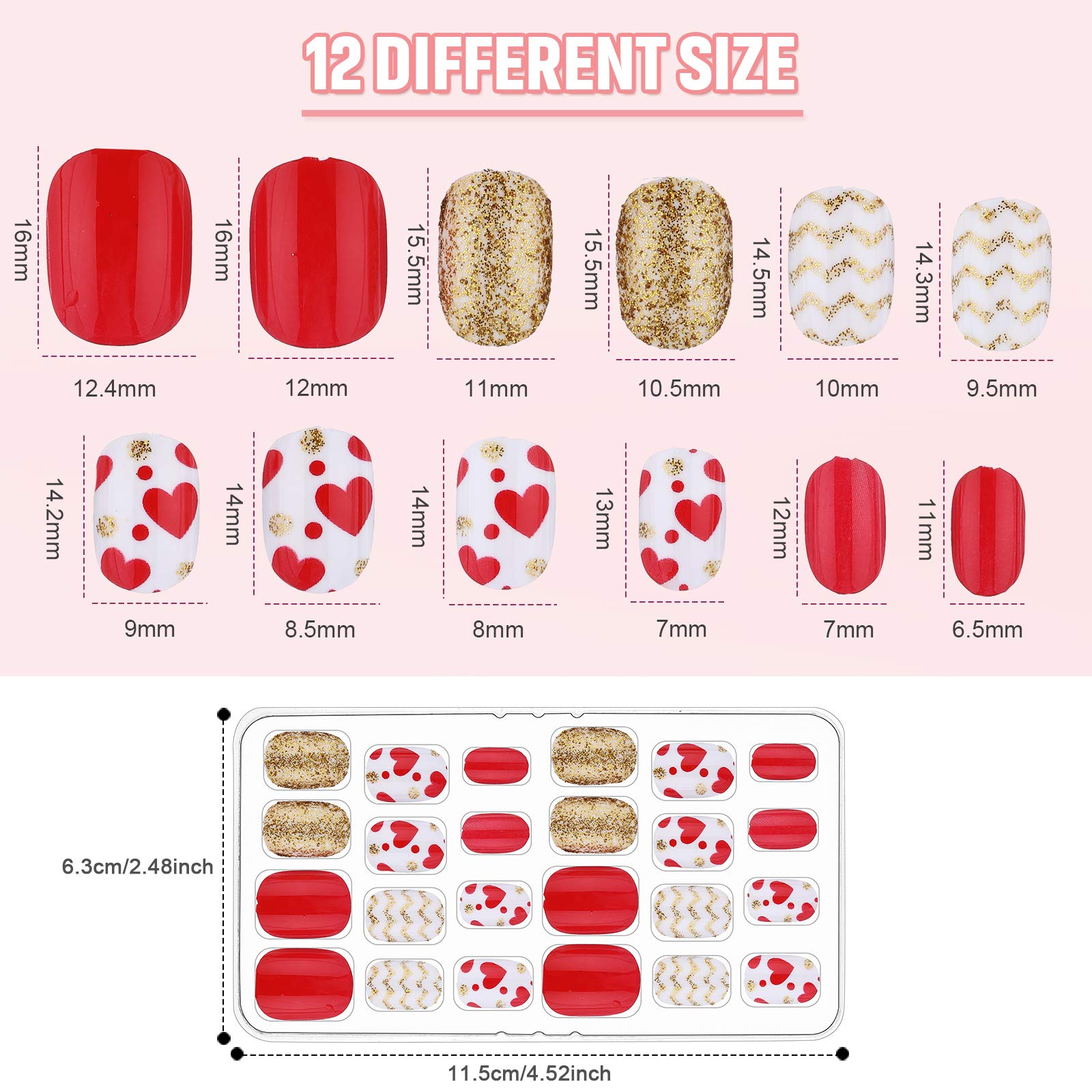 Maitys pink flower patterns on kid nails inspire playful, colorful manicures.