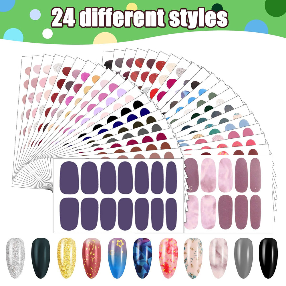 Maitys self-adhesive wraps apply easily for salon-like nails at home