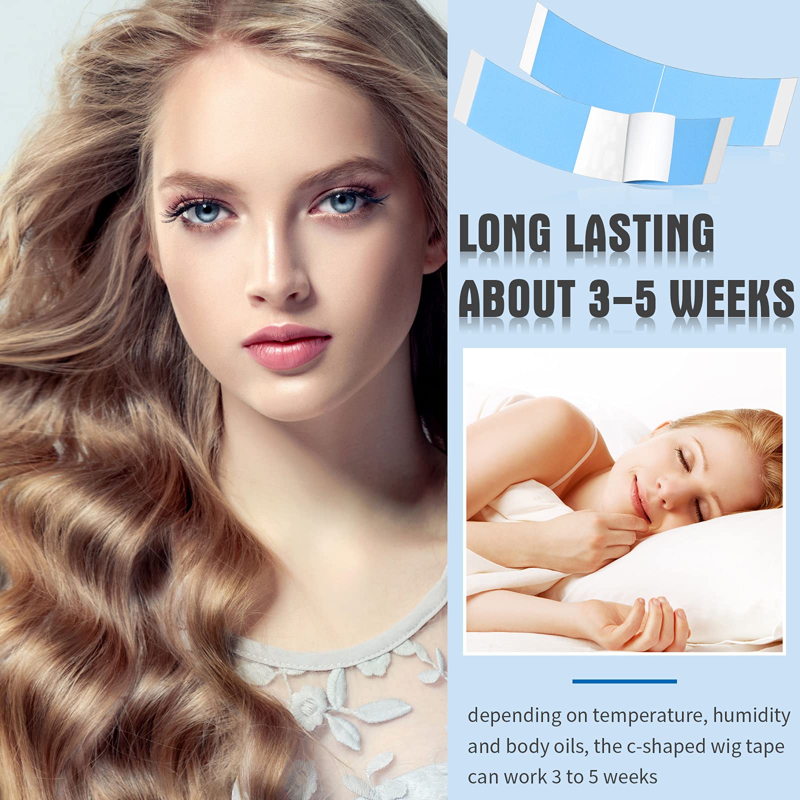 Maitys cinta lace front aplicación rápida facilita colocar la peluca.