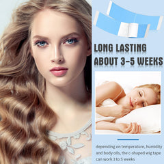 Maitys cinta lace front aplicación rápida facilita colocar la peluca.