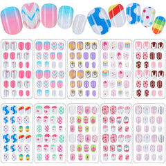 Maitys unicorn-pattern kids nails offer party-ready style for little hands.