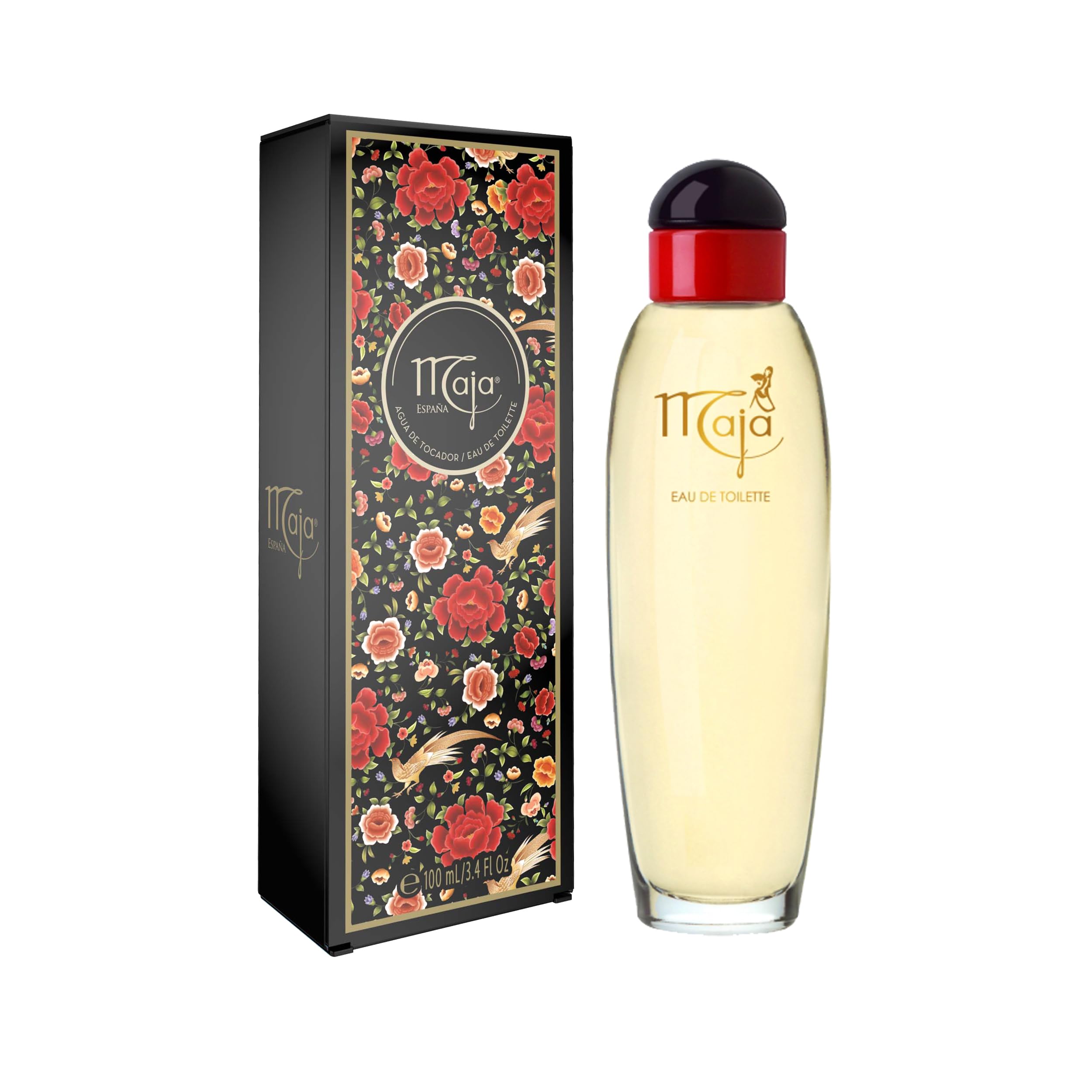 Maja by Myrurgia bottle front view for daily elegance and confidence