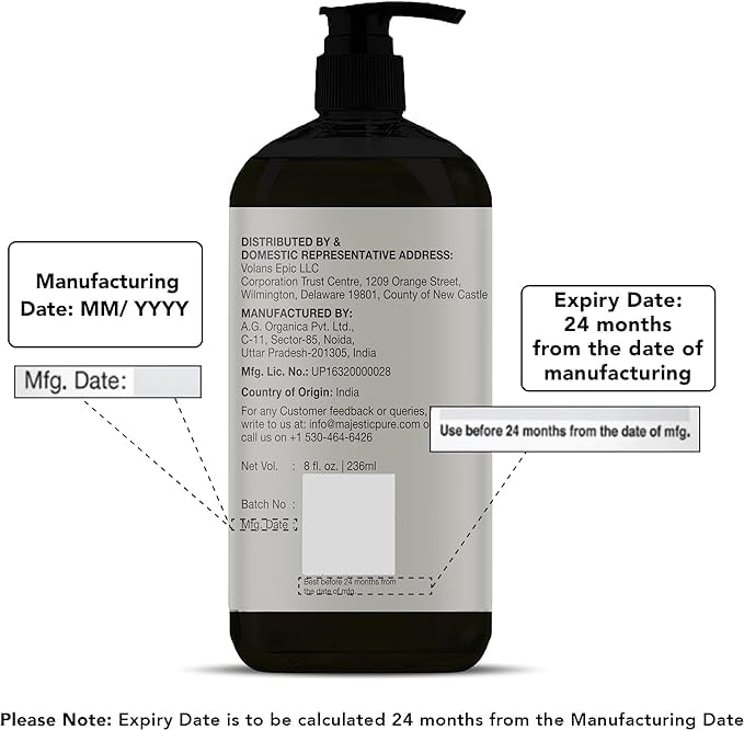 Majestic Pure cruelty-free Apricot Oil bottle safe for all skin types