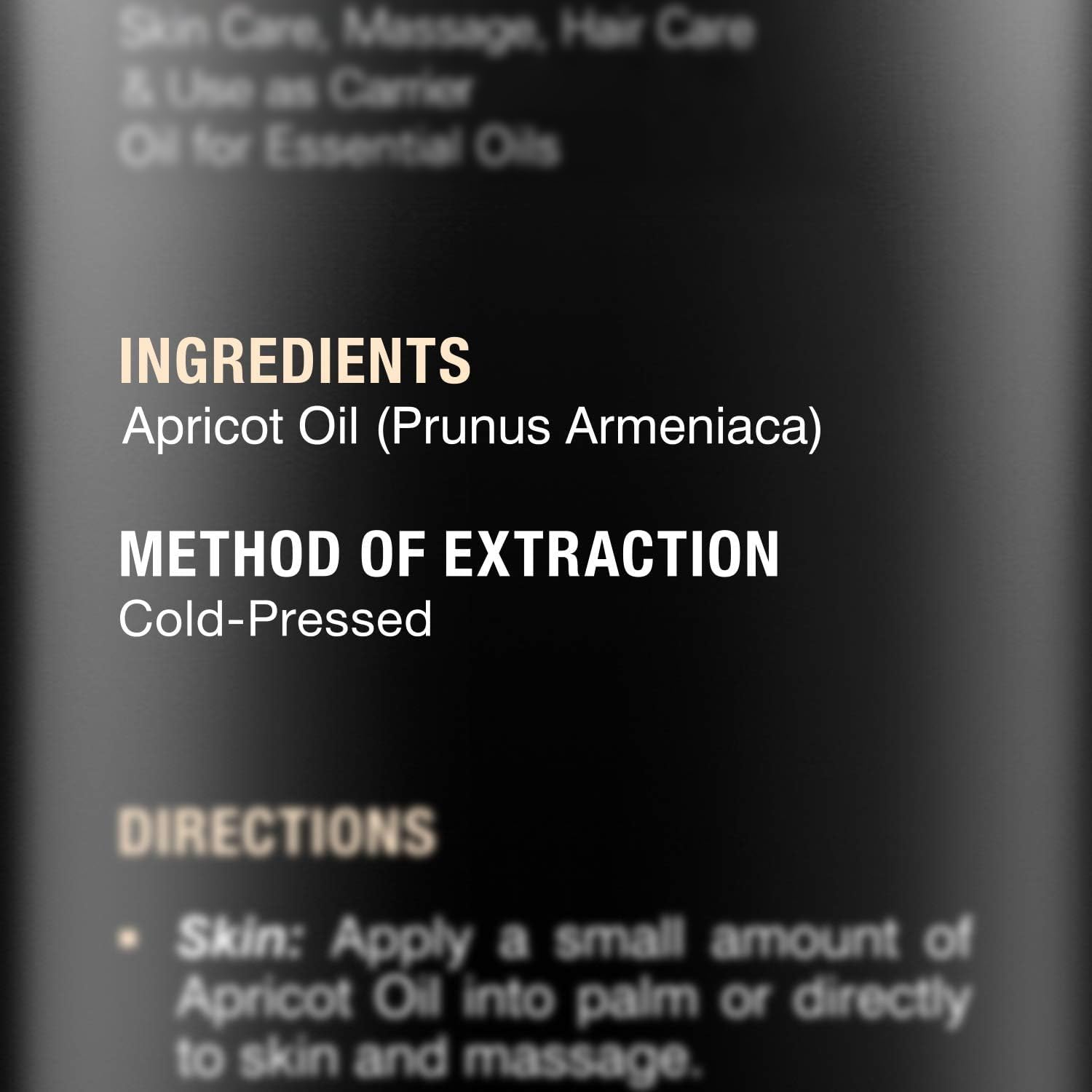 Majestic Pure Apricot Oil as a carrier for essential oils
