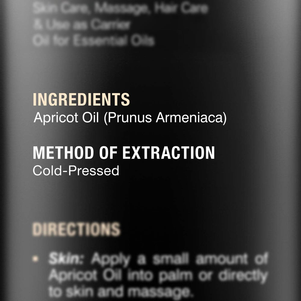 Majestic Pure Apricot Oil as a carrier for essential oils