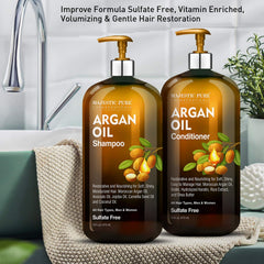Majestic Pure Argan Oil Conditioner bottle for smooth hair