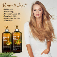 Majestic Pure Argan Oil Shampoo lather close-up showing cleansing