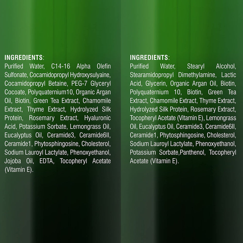 Majestic Pure Biotin Conditioner with rosemary oil for frizz reduction.