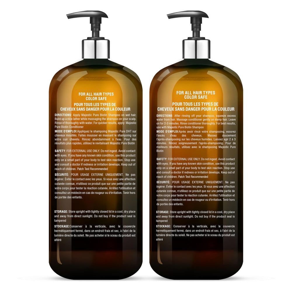 Majestic Pure Shampoo foaming-lather shows gentle cleansing for daily use.