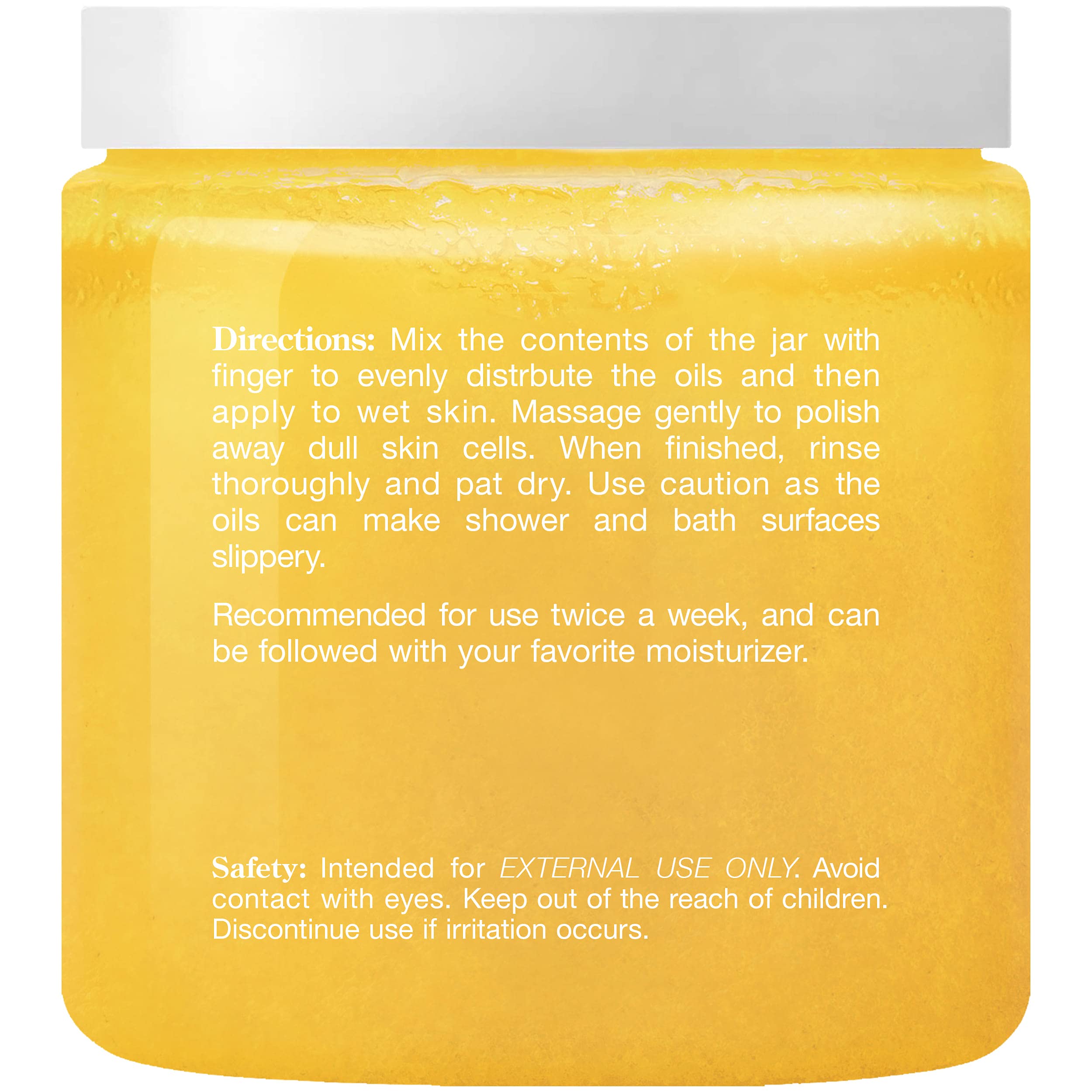 Majestic Pure Sweet Orange Body Scrub aloe vera ingredient close-up for soothing hydration