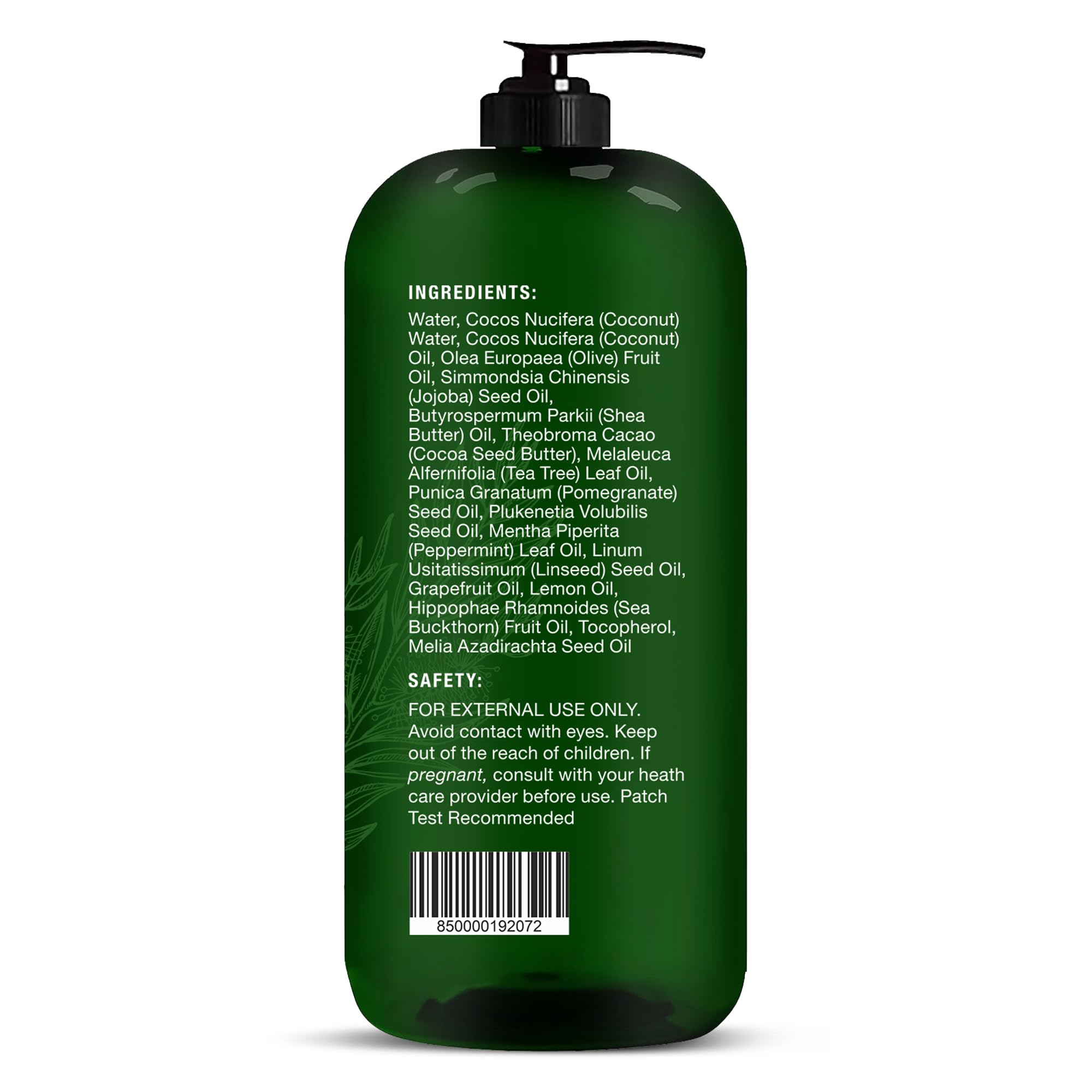 Majestic Pure Tea Tree Body Wash rich-lather close-up illustrating thorough cleansing.