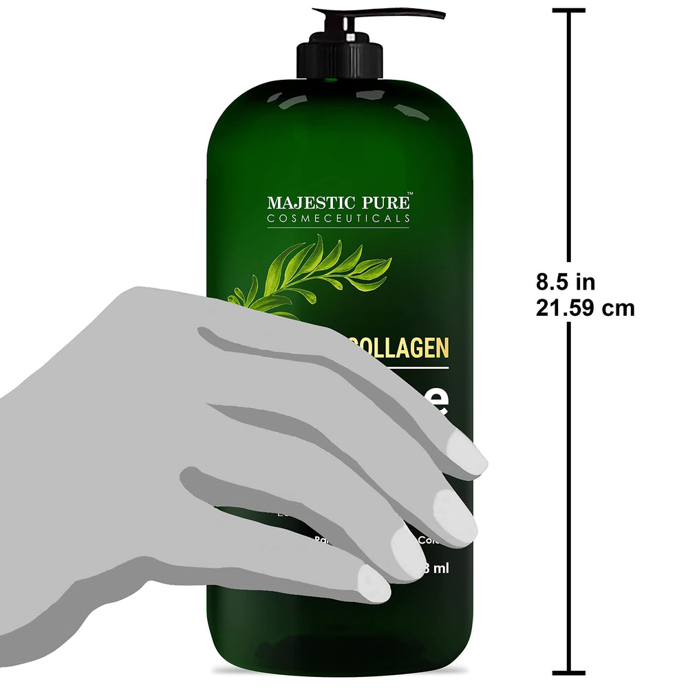 Majestic Pure Tea Tree Body Wash with towel beside for refreshing shower.