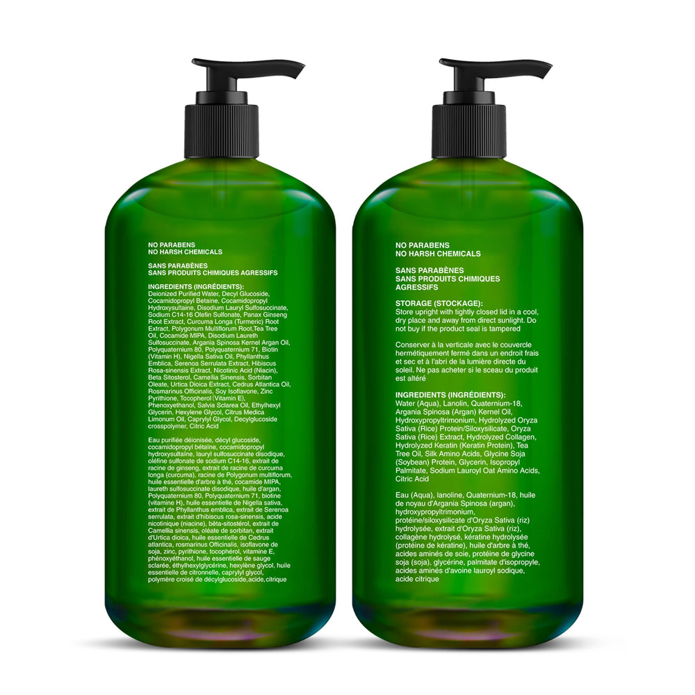 Majestic Pure Tea Tree Shampoo color-safe cleansing preserves dyed hair.