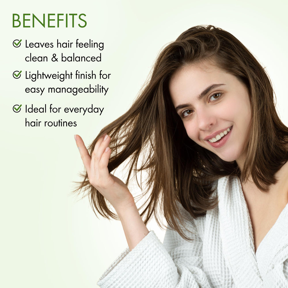 Majestic Pure Tea Tree Shampoo used by men and women for daily cleansing.
