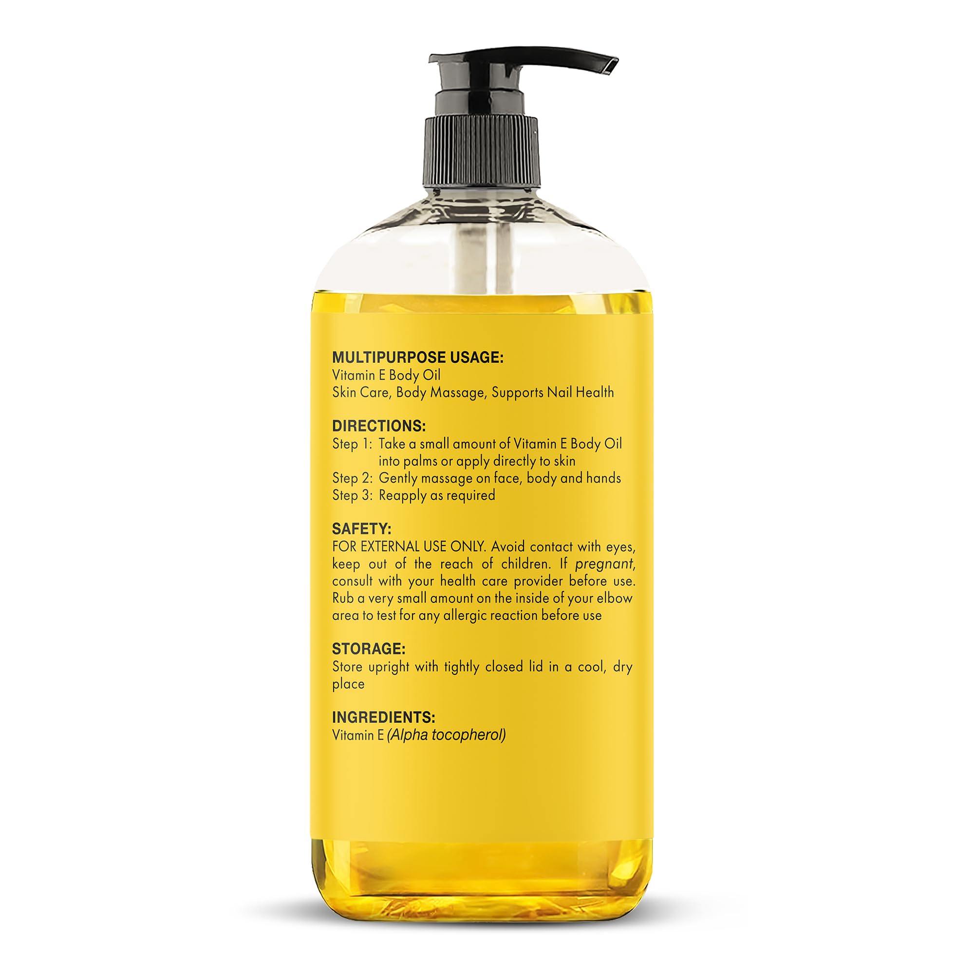 Majestic Pure Vitamin E Oil no scent option suitable for sensitive skin.
