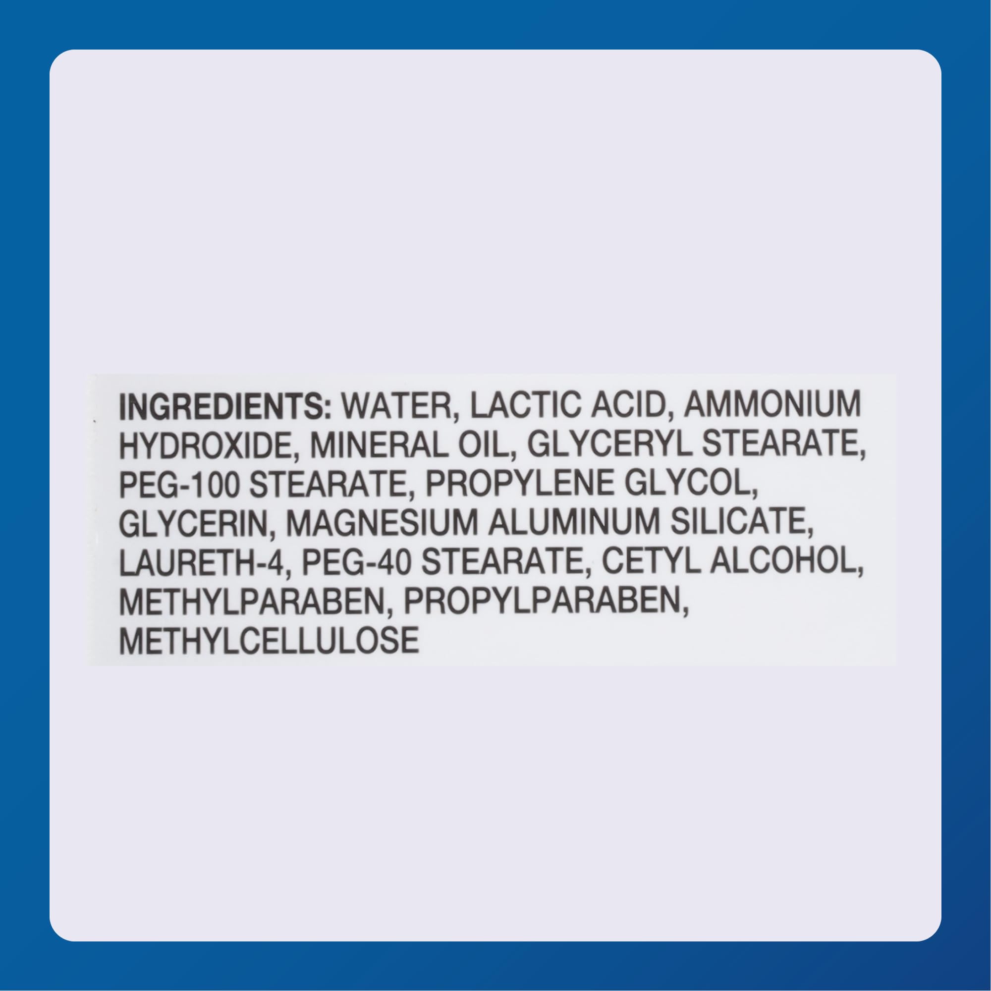 Major Ammonium Lactate lotion demonstrates hand application to smooth rough skin.