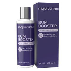 Major Curves Bum Booster Cream jar image highlighting smoothing and curve-enhancing potential.